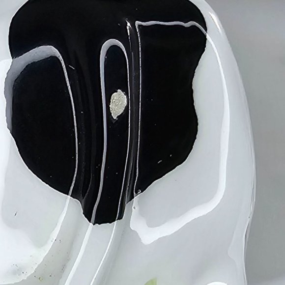 Cow Holstein Dairy Napkin Rings Ceramic Set Of 7 Kitsch Farm *Flaws* - Picture 9 of 9